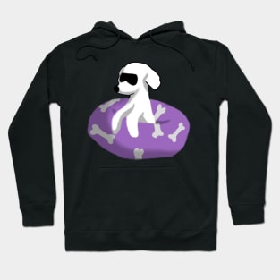 Poodle dog chilling in the water Hoodie